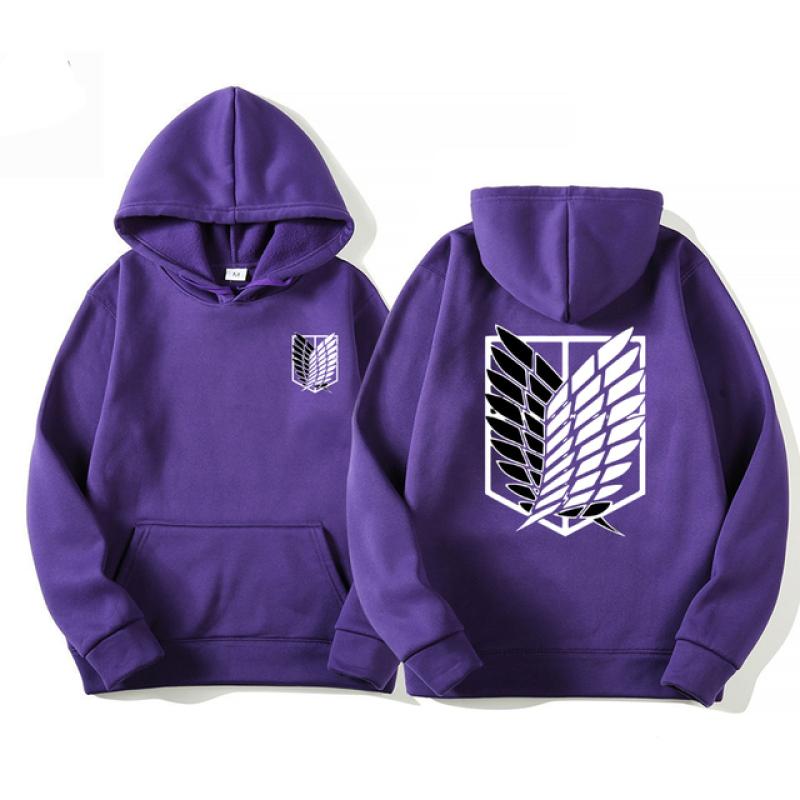 Japan Anime Attack On Titan Men Hoodies Autumn Casual Pullover Sweats Hoodie Fashion Sweatshirts Hip Hop Sweatshirt Clothes