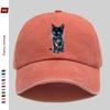 pc Unisex Luminous Cat Print Pattern Baseball Cap Cute Pet Cat Print Is an Ideal Decorative Hat for Travel And ValentineS Day