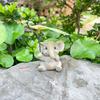 Garden Ornament Cartoon Elephant Tortoise Frog Design Waterproof Resin Animal Sculpture Garden Patio Balcony Decor