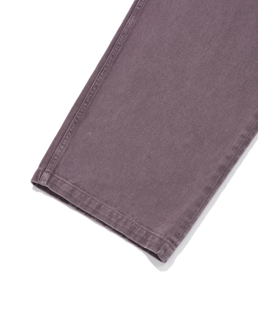 PHYSICAL DEPARTMENT Pigment Washed Cargo Denim Pants Vintage Purple