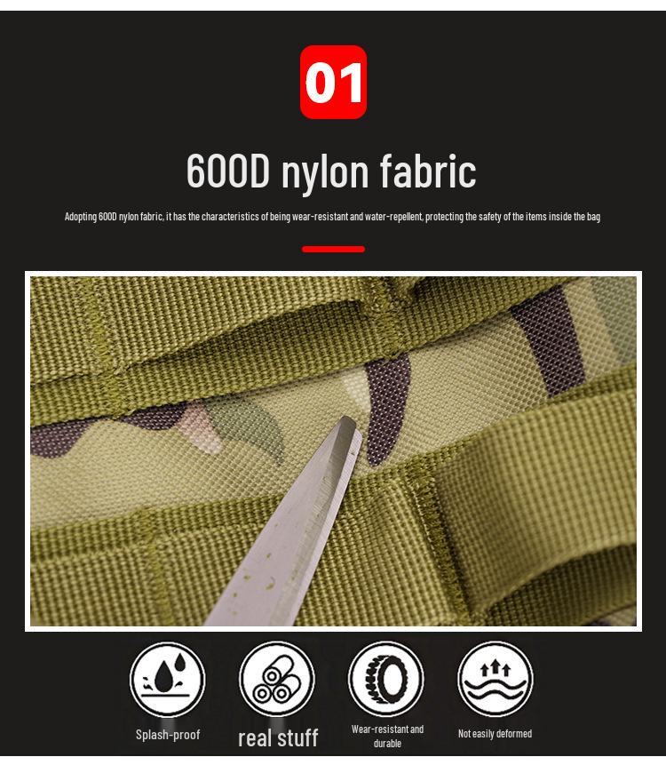 Multifunctional Camouflage Tactical Bag: Crossbody, Waist, and Travel Use for Fishing and Cycling