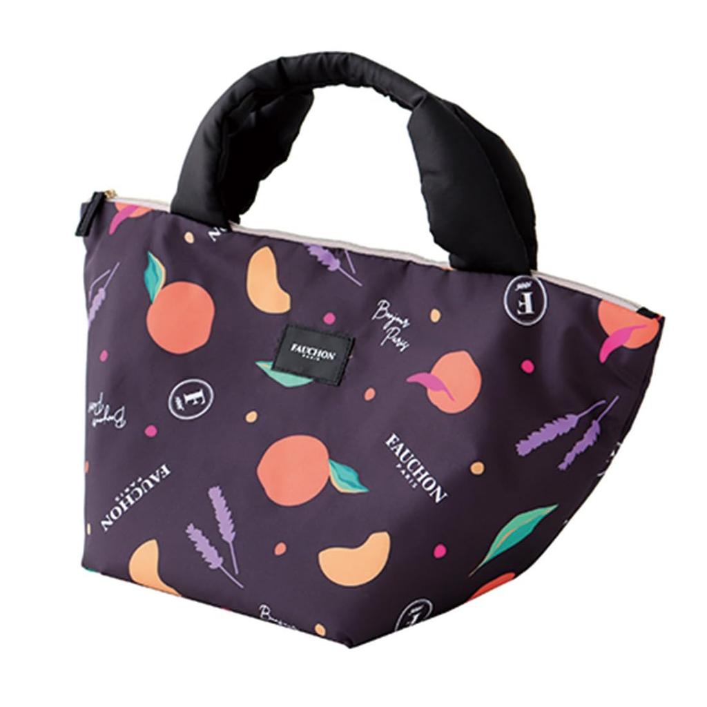 Blooming FAUCHON Airy BagSub Bag, Bonjour Paris (Black) 001240-0002-01
