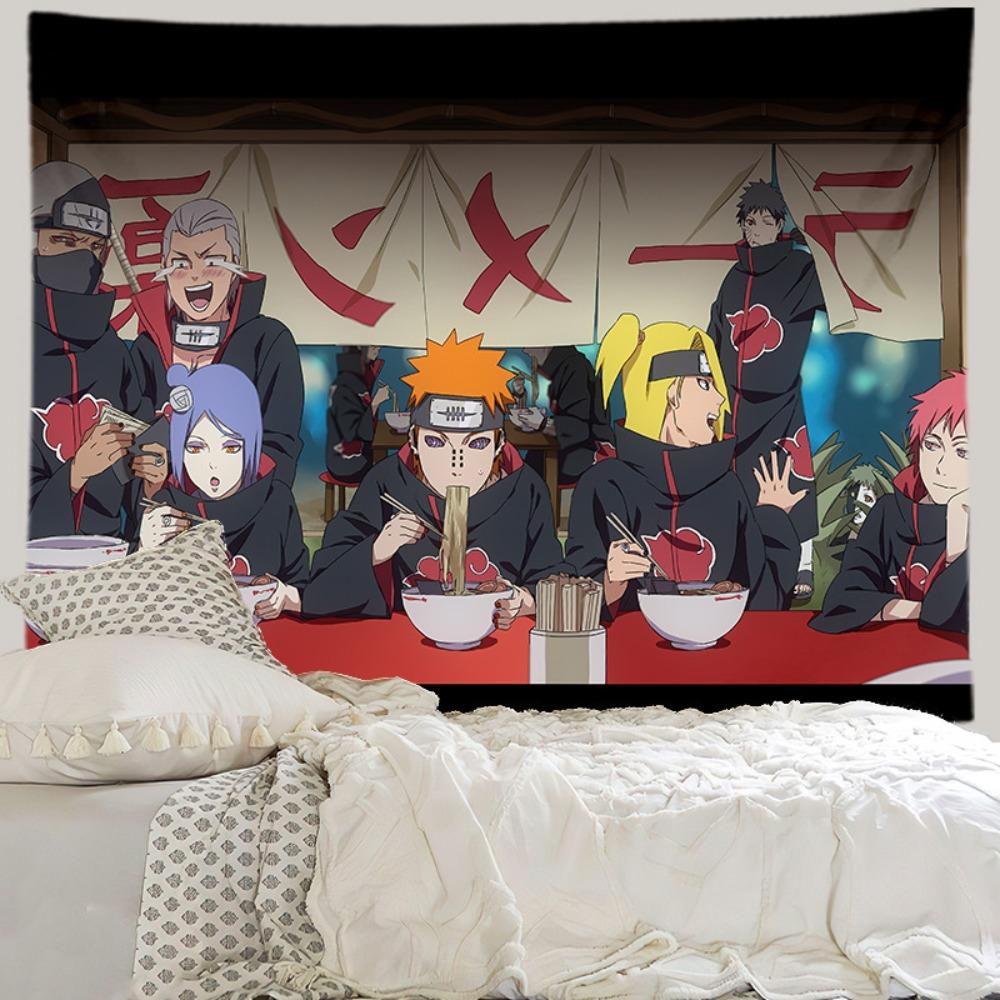 Anime Background Cloth Bedroom Decoration Cloth Living Room Hanging Cloth Printed Wall Cloth Hanging Blanket