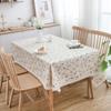 Cotton And Linen Printed Small Fresh Tablecloth Cover Cloth Fringe Lace Non-Slip Pattern Rectangular Home Decoration Outdoor