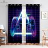 E Sports Room Curtains Cool Game Handle Printed Drapes Dark Cool Rod Pocket Design Game Room Family Room Decoration Can Be Customized