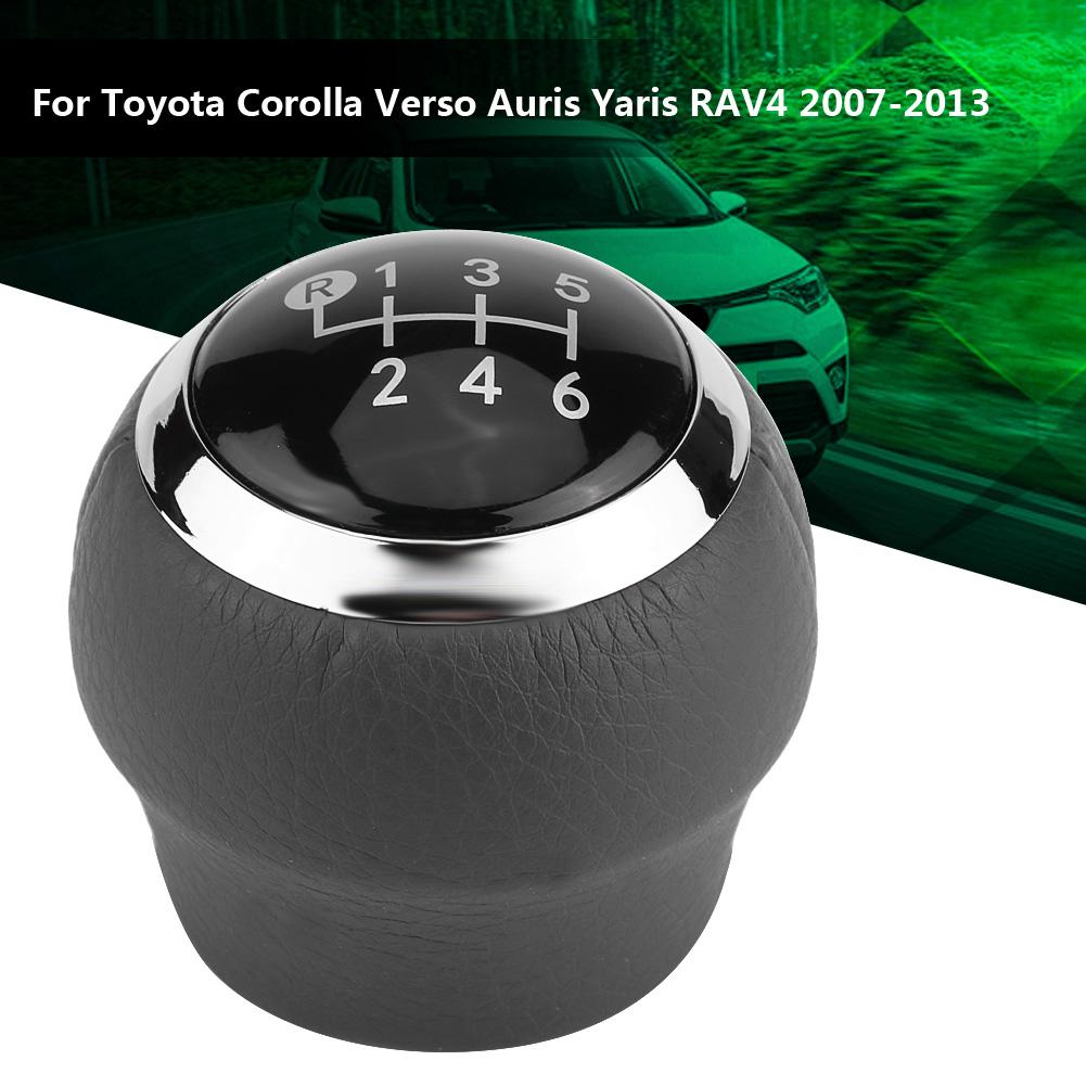 Car 6 Speed Gear Shift Lever Knob for Verso Auris 2007-2013