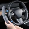 Pro Tesla Kryt volantu Model 3/Y Semiš Uhlíkové vlákno Ultratenký Absorbující pot Speciální volant Autodoplňky