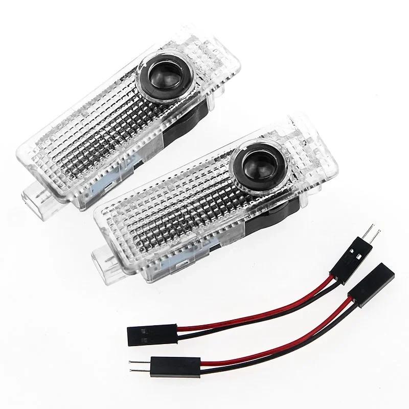 BAIQ3 Para BMW 2 Peças Luzes de Boas-Vindas LED para Porta de Carro Lâmpada Projetora com Logotipo BMW Para BMW Série 1 2 3 4 5 7 X1 X3 X4 X5 X6 X7 F10 F15 F16 F20 F3