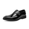 New Trend Designer Dress Leather Monk Strap Shoes for Men Formal Wedding Prom Dress Homecoming Footwear Sapatos Tenis Masculino