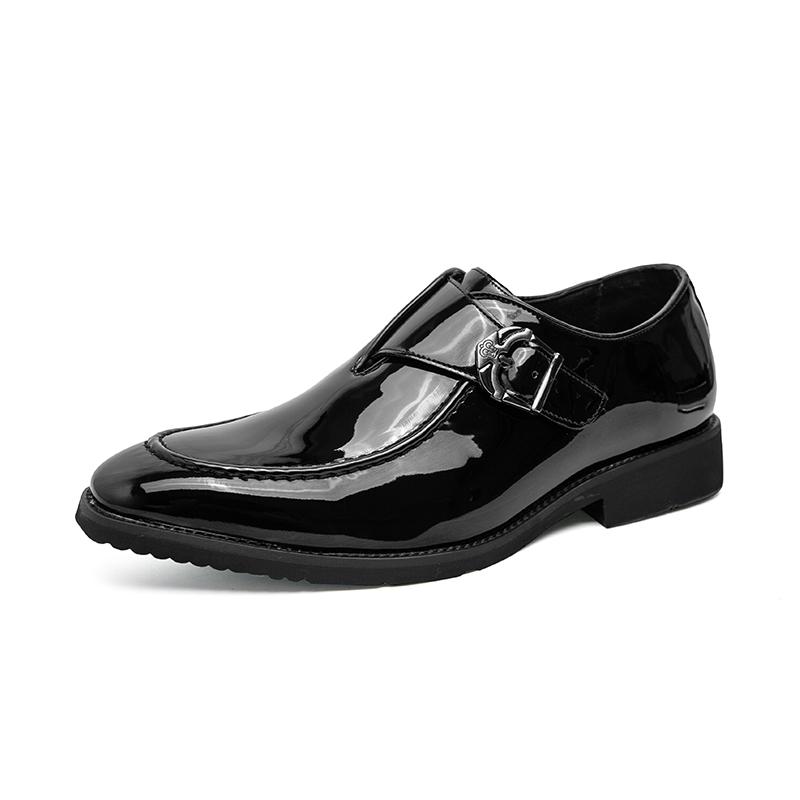 New Trend Designer Dress Leather Monk Strap Shoes for Men Formal Wedding Prom Dress Homecoming Footwear Sapatos Tenis Masculino