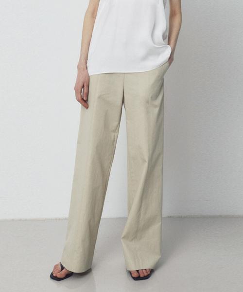 RIDIFI Cotton Line Pants_Light Beige