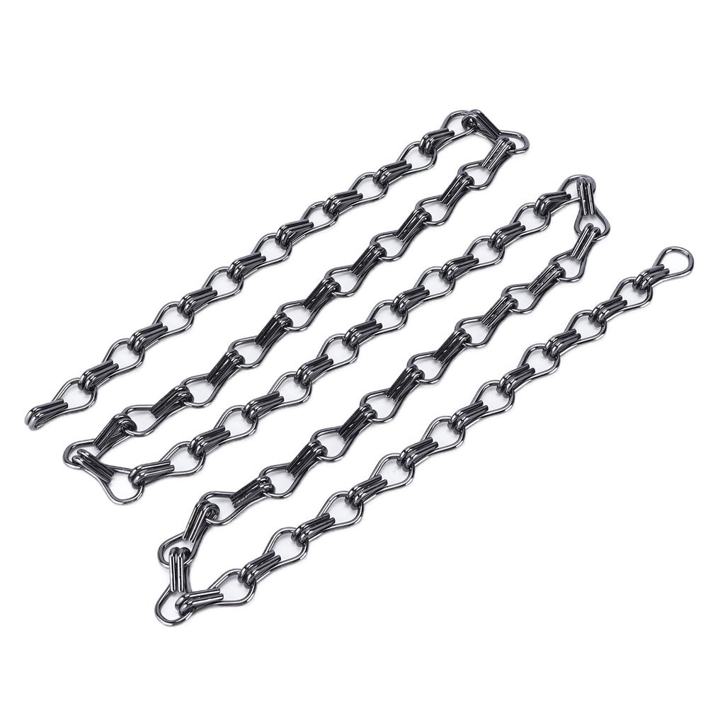 2Pcs Hanging Chain One Meter Rustproof Anticorrosion Convenient Assembly Light Fixture Chain for