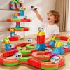 Train Track Rubik's Cube Set Children DIY Assembly of Electronic Railway Tracks Train Building Blocks Puzzle Toy Christmas Gift