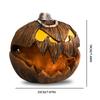 Halloween Pumpkin Lighting Jack-O-Lantern Decor Halloween Evil Pumpkin Lamp for Haunted House Porch Yard Party Decor