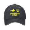 Camino De Santiago   Printed Cap for Unisex Women Cotton  Trucker Hat Daily Headwear Baseball Cap Adjustable