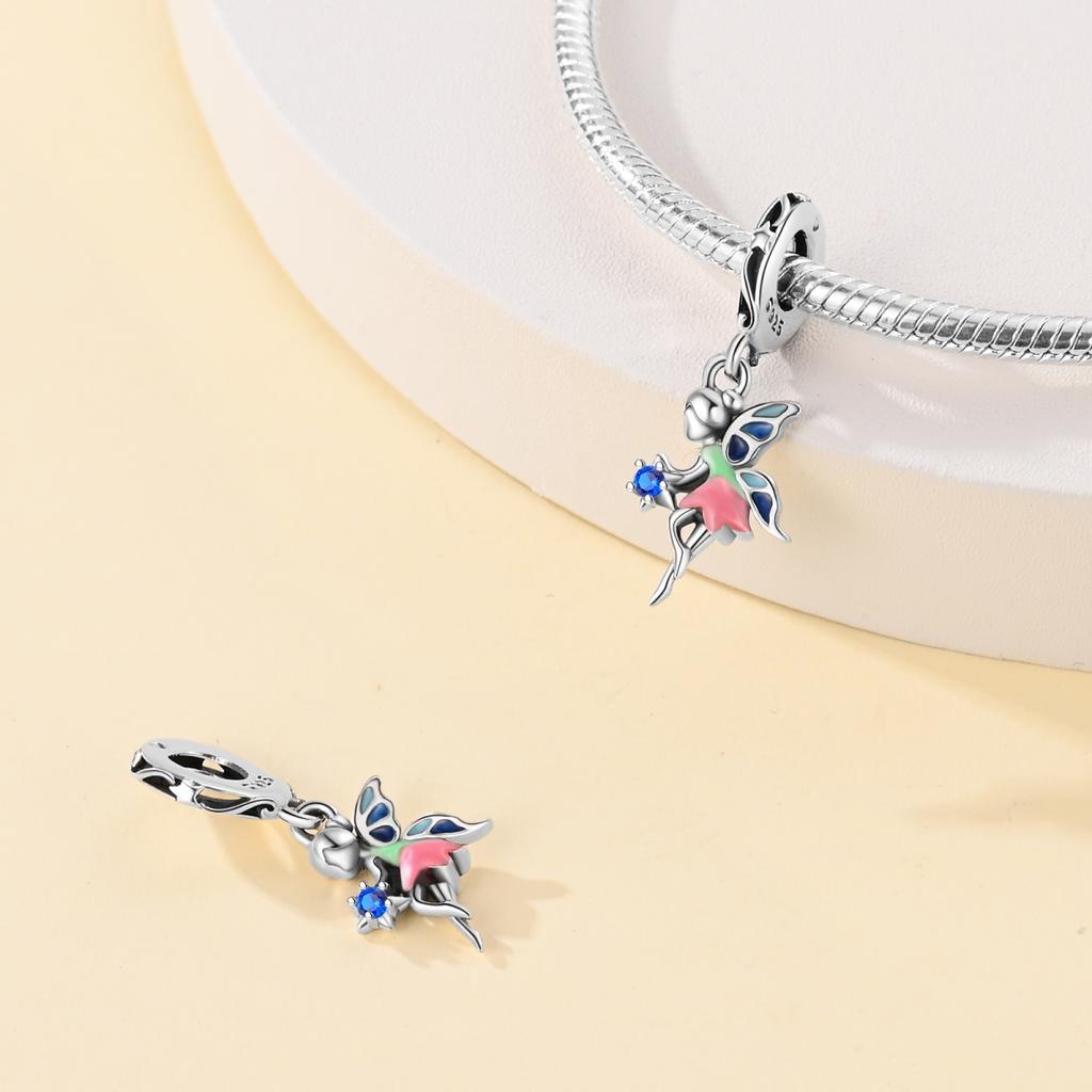 Authentic Original Copper Metal Charm Bead Components Luxury Flower Spirit Pendant Bead Component Animal Bead Components Compatible With Bracelet