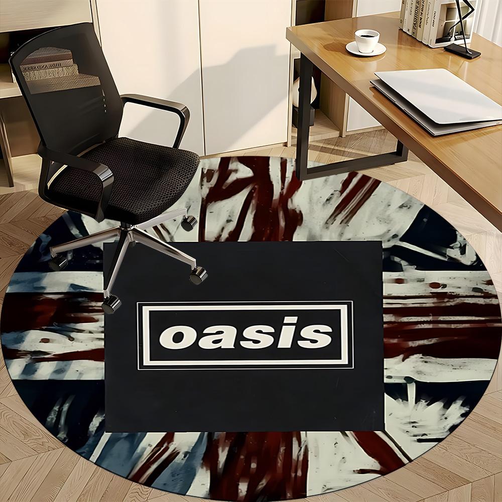1 ks Koberec Oasis Band Chair pre kanceláriu, protišmykový, ľahký, prateľný v práčke, na kancelársku dovolenkovú dekoráciu