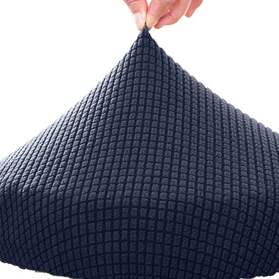 Durable Chair Slipcover Elastic Breathable Soft Stretch Round Chair Seat Cover    