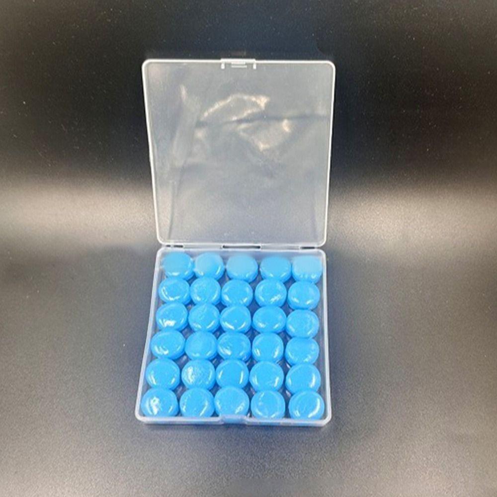 30Pcs Reusable Noise Reduction Earplugs Flexible Reusable Ear Plugs  for Traveling Working Studying