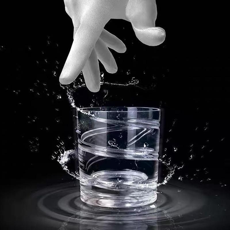 2022 Enjoyable Whiskey Glass Rotating Sommelier Relaxed Crystal Wineglass Old Fashioned Flow Shadow Whisky Cup Healing Beer Mug
