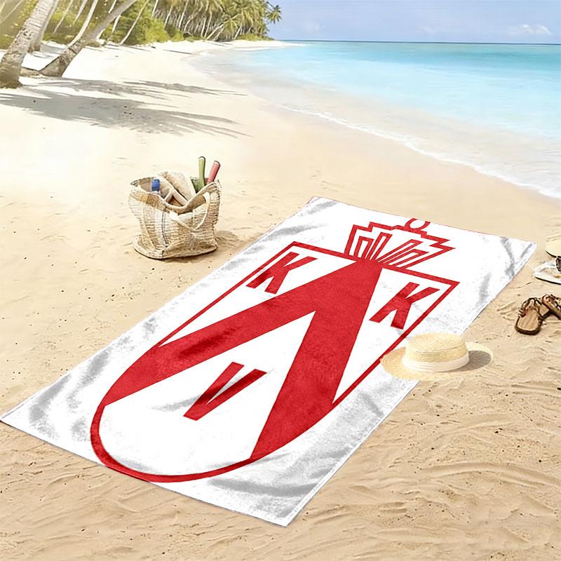KV Kortrijk Print Strandtuch, Großes Weiches Schnelltrocknendes Handtuch für Strand Camping Schwimmen
