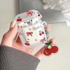 Sweet Bow Cherry Earphone Case For Apple Airpods Pro 2 1 Cover With Charm Silicone Headphone Charging Cases For Air Pods 4 3 2 1