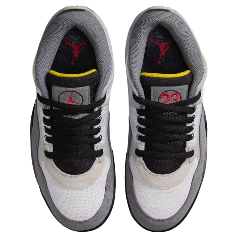 Air Jordan 4 RM Premium Motorsports Men Sneakers White Black Smoke-Grey IB8052-100