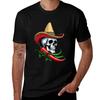 Aesthetic Chili Skull Design Mexican Style TShirt Casual All Match Tee Shirt for Men