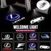 Für Lexus LS600hL GX470 GX460 GX400 LX470 LX570 RX270 RX300 RX450h RX350h HYBRID NX300 IS200 2 LED Auto Tür Logo Emblem Styling