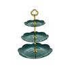 Jiante European Style Plastic 3-Tier Fruit Plate Stand