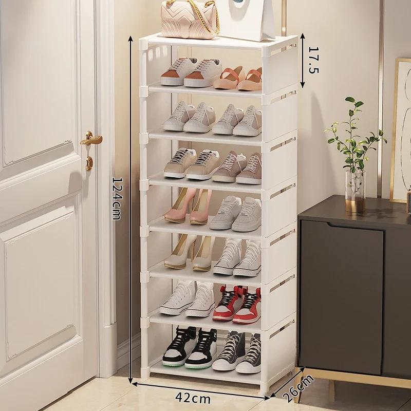 Mehrschichtiger Schuhorganizer Staubdichte Schuhschränke Haushalt Wand Ecke Schuhregal Platzsparend Schuhorganizer und Aufbewahrung