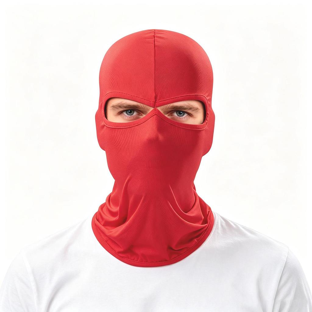 Outdoor Sports Balaclava: Cycling/Motorcycle Protective Sun Mask with Single Hole Design.