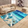 New product Beach shells and starfish  Carpet for Living Room Bedroom Bedside Floor Mat Cloakroom Children Playing Mat Area Rug