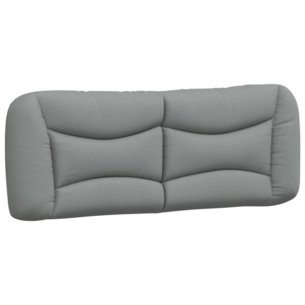 Vidaxl Poduszka Na Wezgłowie, Jasnoszara, 120 Cm, Tkanina