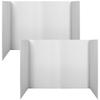 2 Pcs Plastic Stove Splatter Guard 39.37 X 16.14 Inch 4 Sided Foldable Anti Splash Oi Splatter Backsplash Shield Protector For C