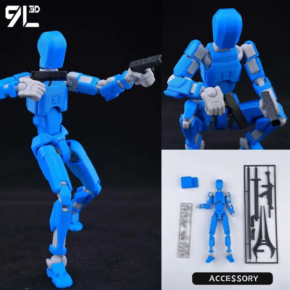 T13 Demon Dummy13 3D Printed Multi-Articulated Skull Model Assembly Toy For Anime Fans And Collectors Children Educational Toys