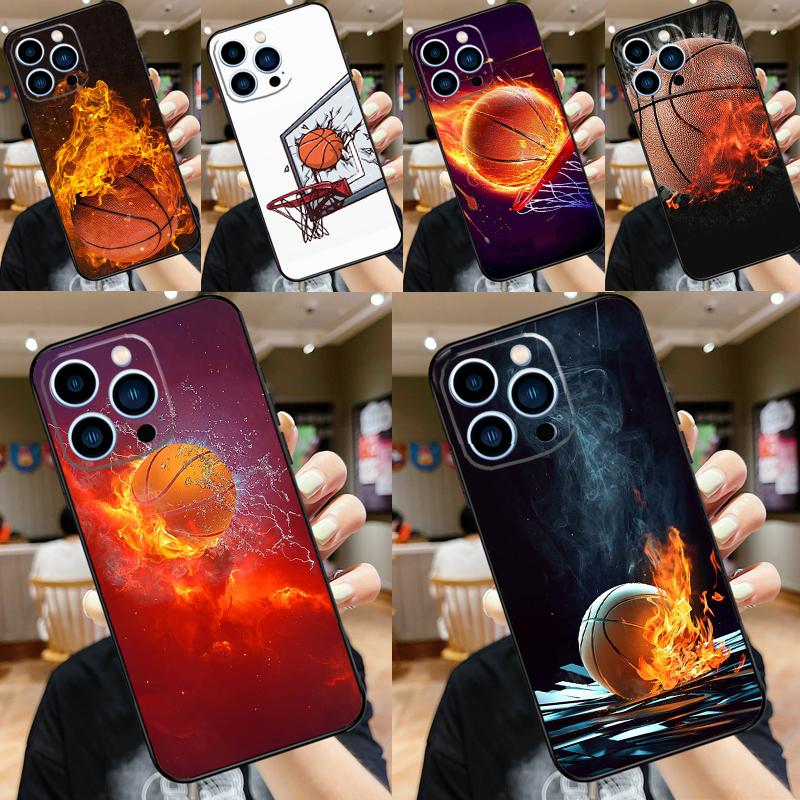 Basketball On Fire Case For Samsung Galaxy M13 M53 M51 M31 M11 M14 M34 M54 M12 M32 M52 M16 M36 M56 M15 M35 M55