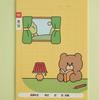 Set de Cuaderno de Práctica de Escritura Coreana (10 piezas, 24 páginas) – 8/10 Cuadrícula, Diseños Lindos