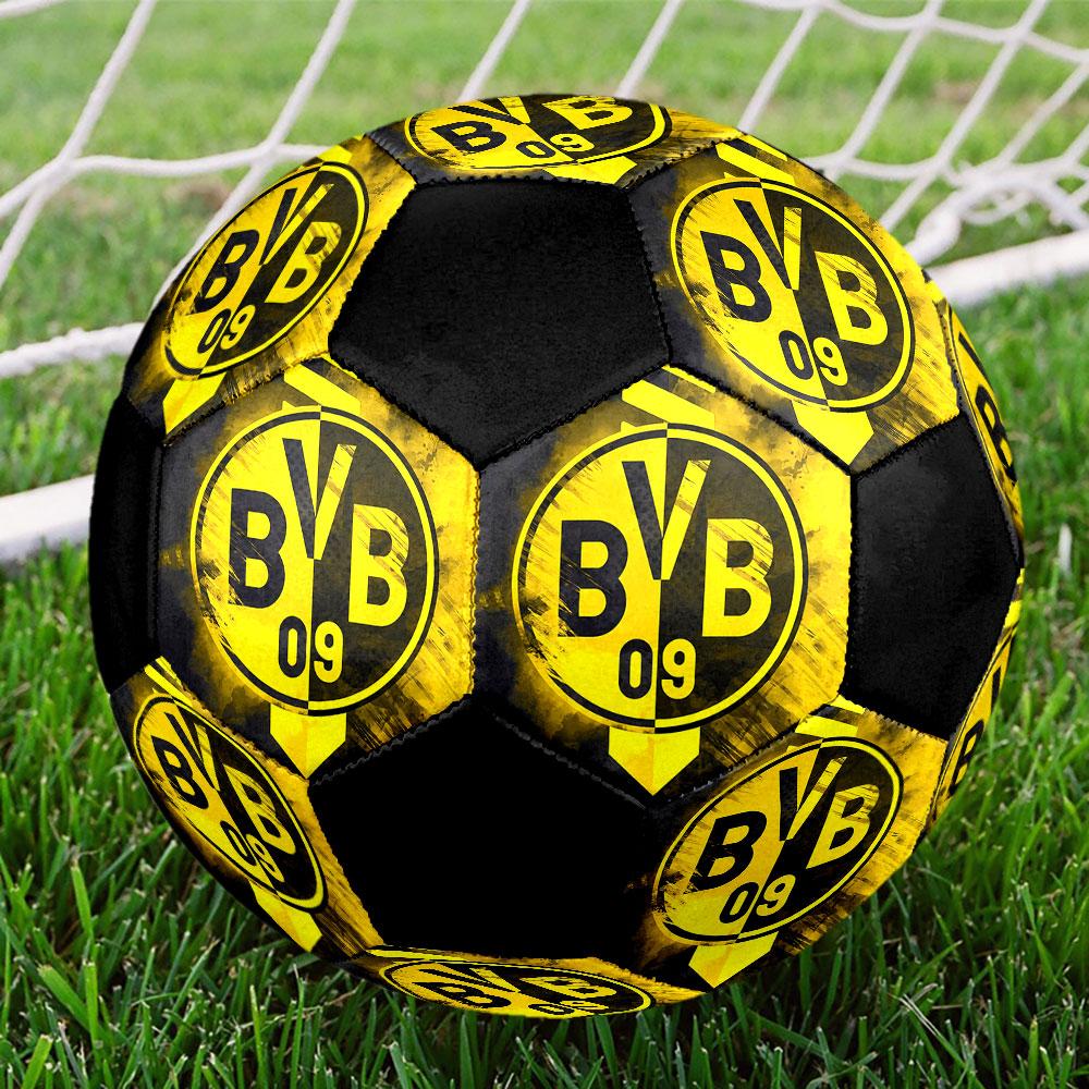 1pc Borussia Dortmund Soccer Ball Size 5 Indoor Soccer Ball Fashion Colorful Backyard Game - Great For Sports Fans Gift HE15