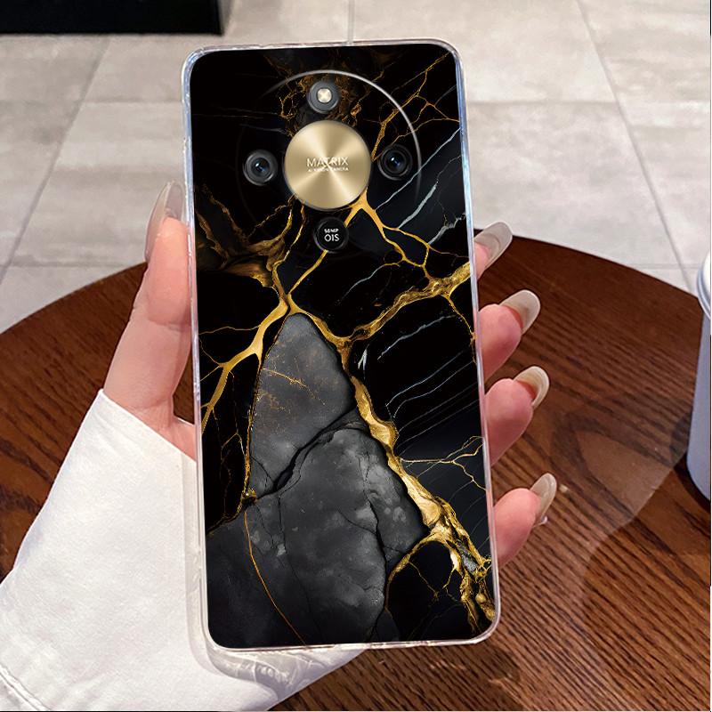 For Honor X9d 2025 Case Clear Luxury Cute Love Rabbit Funny TPU Soft Silicone Phone Case For Honor X9d 5G Transparent Back Cover