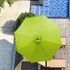 9Ft Umbrella Replacement Canopy Sun Shade Umbrella Canopy Patio Outdoor Umbrella Top with 8 Ribs for Market Umbrella Frame