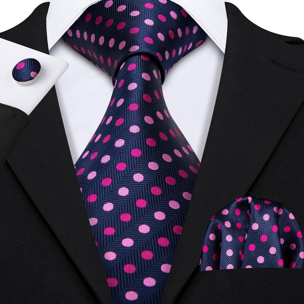 Hi-Tie Heren Zijden Stropdas Effen Stropdassen Satijn Effen Kleur Mosgroen Prom Feest Bruiloft Set