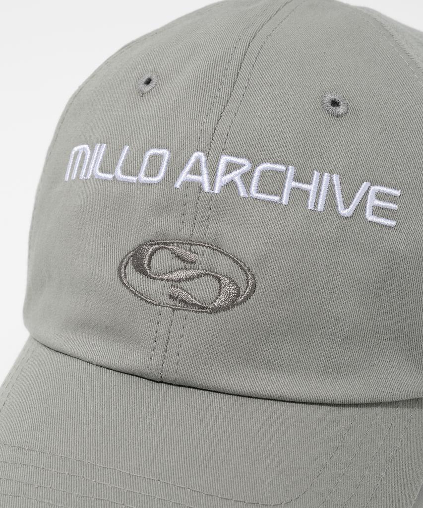 MILLO ARCHIVE Clear Emblem Ball Cap [Gray]