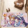 Cardcaptor Anime Sakura Entrance Door Mat Nordic Style Bedroom Living Room Doormat Home Balcony Anti-Slip Modern Home Decor