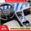 For BYD Sealions 6 2025 Car Interior Center Console Protective Film Anti-scratch Repair Sticker Accessories