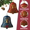 USA 250th Anniversary Bell Ornament Patriotic Commemorative Doorbell Celebration Christmas Ornament Christmas Tree Decorations