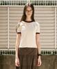 MINIMALPROJECT Under Log Ringer Short Sleeve T-Shirt Mst186 [Ivory]