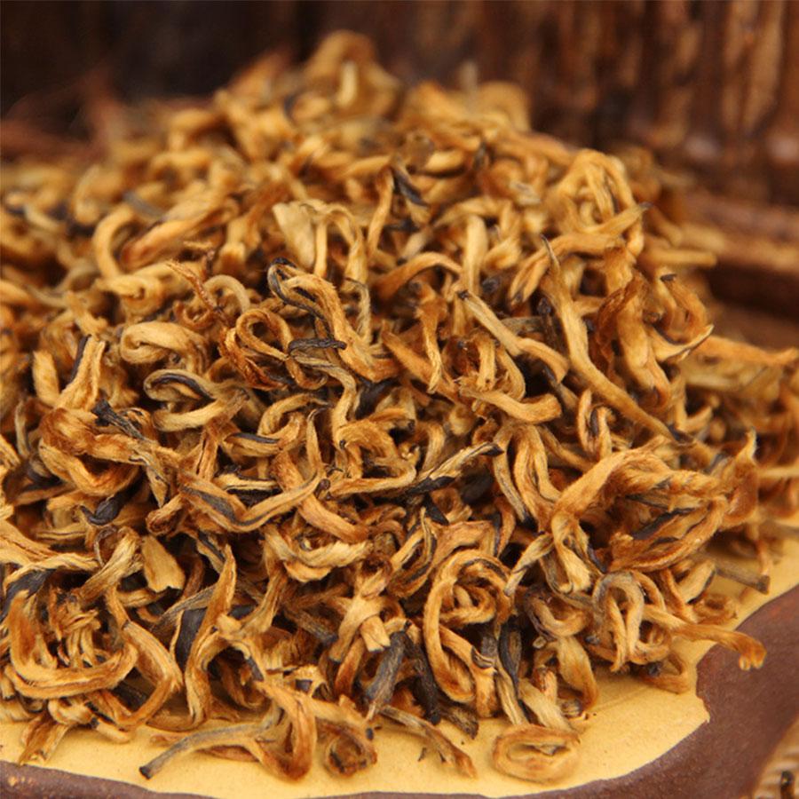 2023 Yunnan Dian Hong Premium Honey Golden Bud DianHong Black Chinese Tea 100g