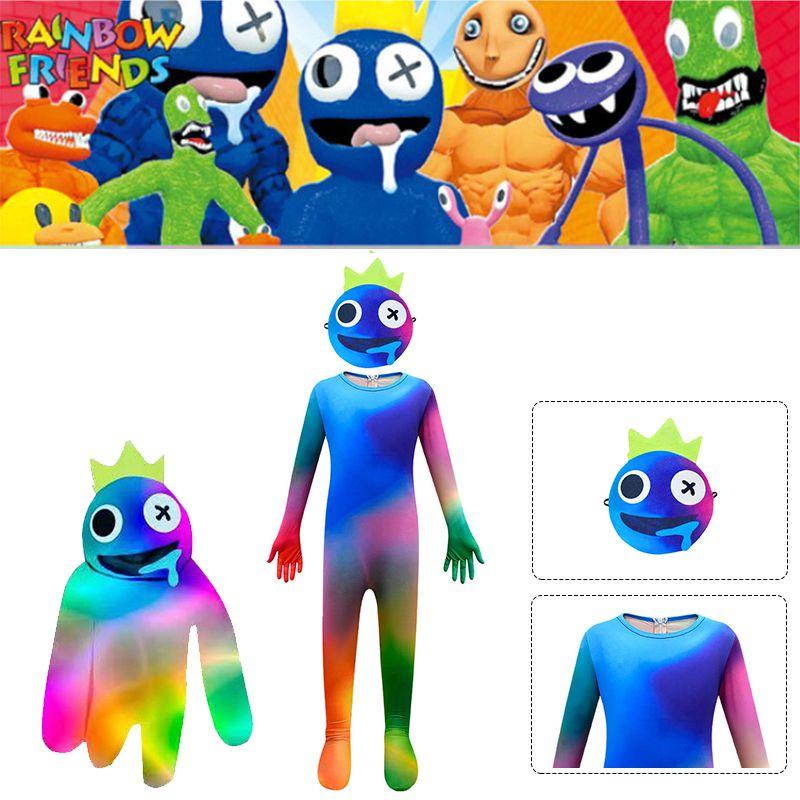 Roblox Rainbow Friends Cosplay Costume Vibrant And Durable Kids' Jumpsuit For Halloween Party