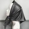 Women Winter Scarf Casual Ladies Faux Leather Shawl Wrap Hijab Head Cover Scarf